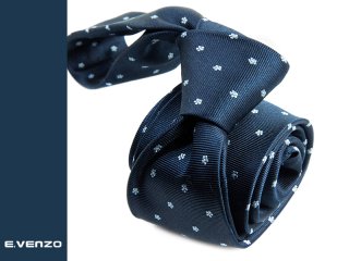 Krawat jedwabny Venzo 532 wąski