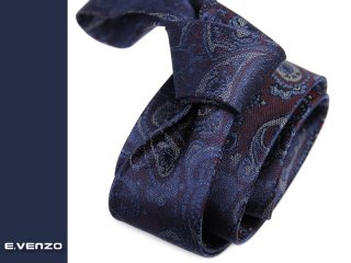 Krawat jedwabny Venzo 545