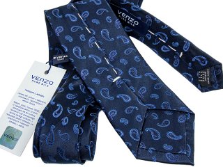 Krawat jedwabny Venzo B591